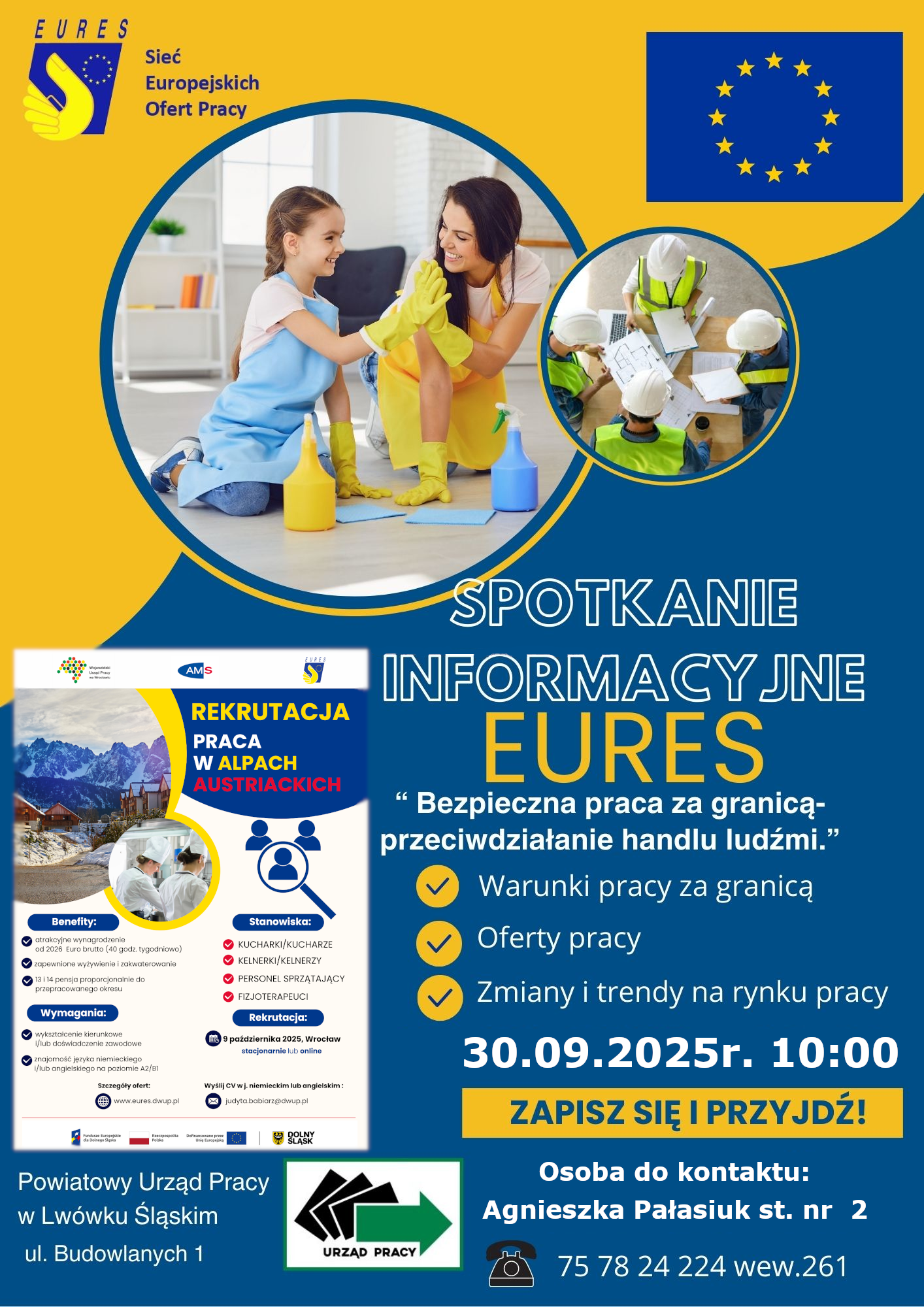 Zdjęcie artykułu Spotkanie informacyjne EURES (30.09.2025r.)