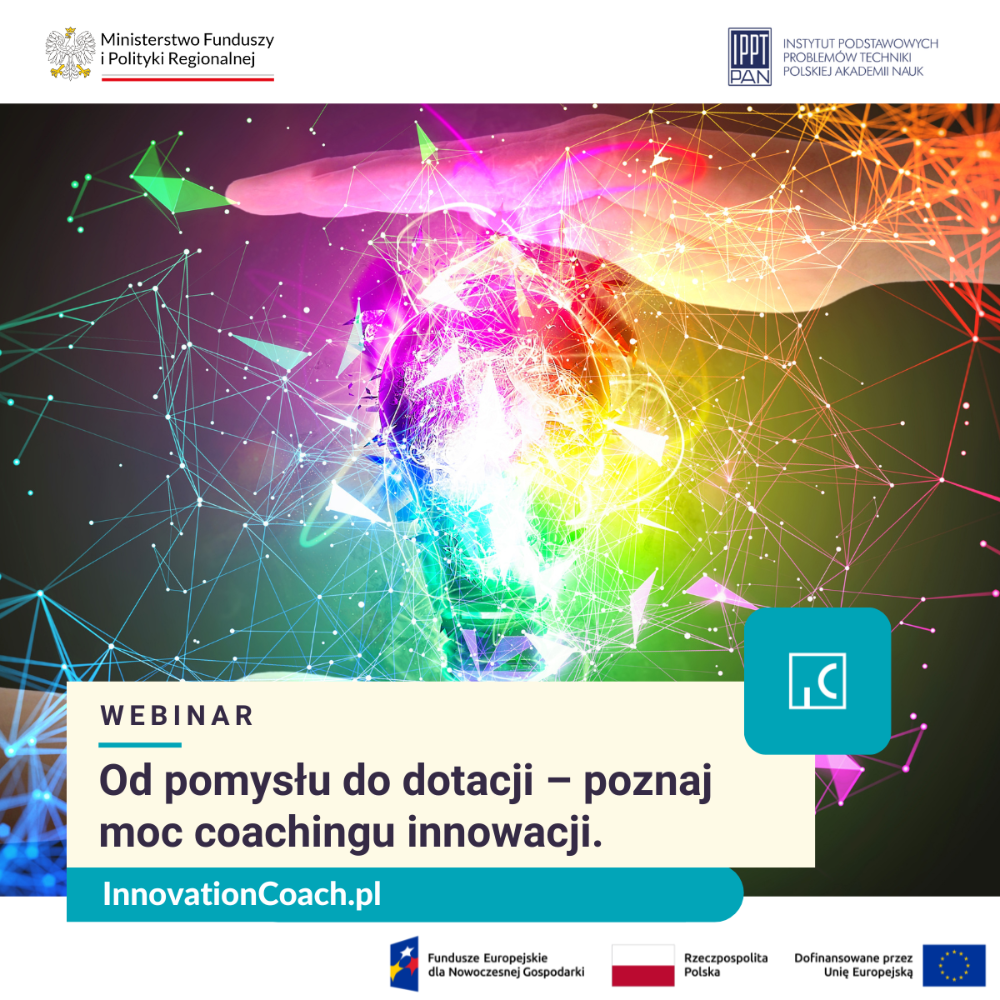 Grafika promująca projekt Coaching innowacji