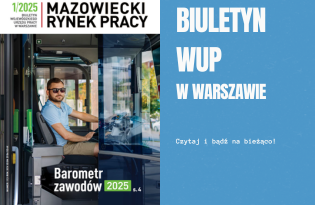 Zdjęcie artykułu Nowy numer Biuletynu „Mazowiecki Rynek Pracy”