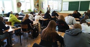 Zdjęcie artykułu Kompetencje zawodowe na rynku pracy - spotkania dla uczniów I Liceum Ogólnokształcącego w Ostrołęce
